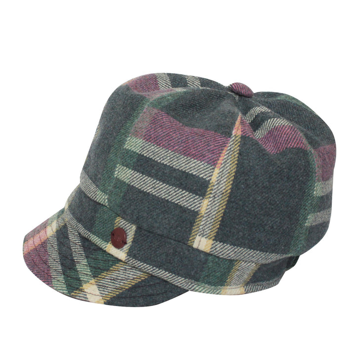 Ladies Bakerboy Cap - Barnes Check