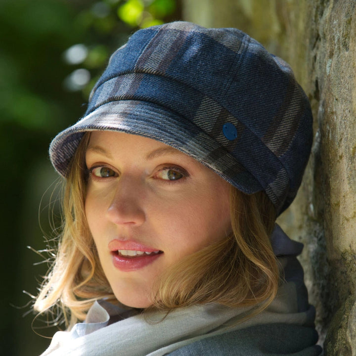 Ladies Bakerboy Cap - Tantallon Blue