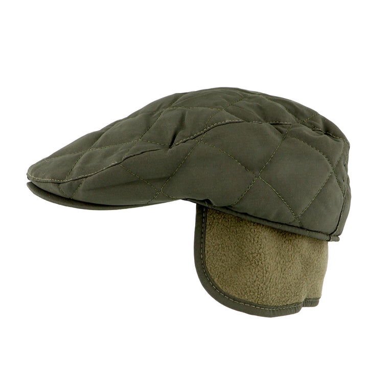 Edwin Fleece Lined Quilted Ear Flap Cap