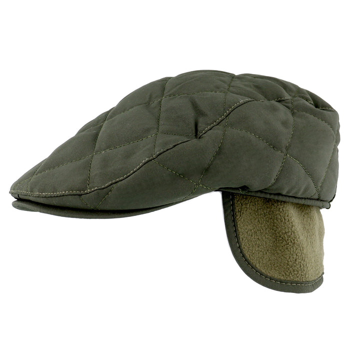 Edwin Fleece Lined Quilted Ear Flap Cap