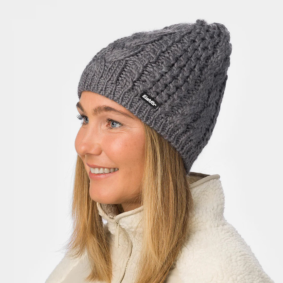 Eisbar AFRA Pom Beanie Hat - Anthracite