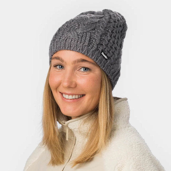 Eisbar AFRA Pom Beanie Hat - Anthracite