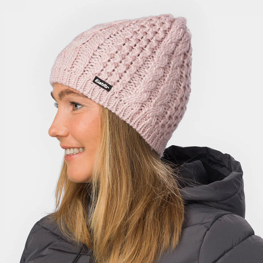 Eisbar AFRA Pom Beanie Hat - Pink Clay