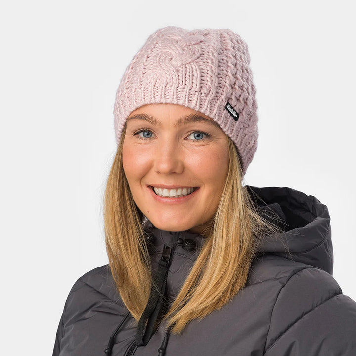 Eisbar AFRA Pom Beanie Hat - Pink Clay