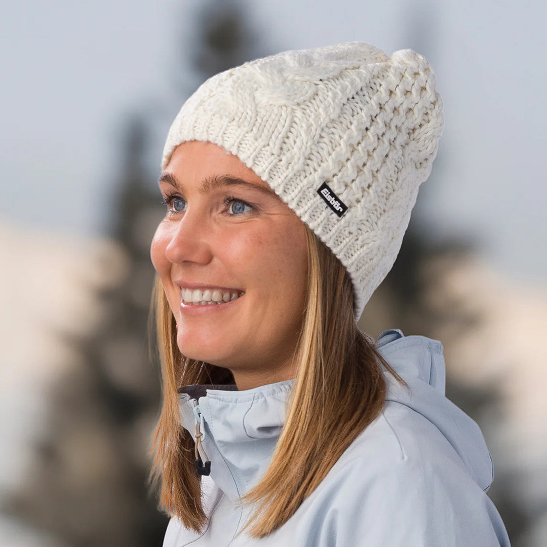 Eisbar AFRA Beanie Hat - White