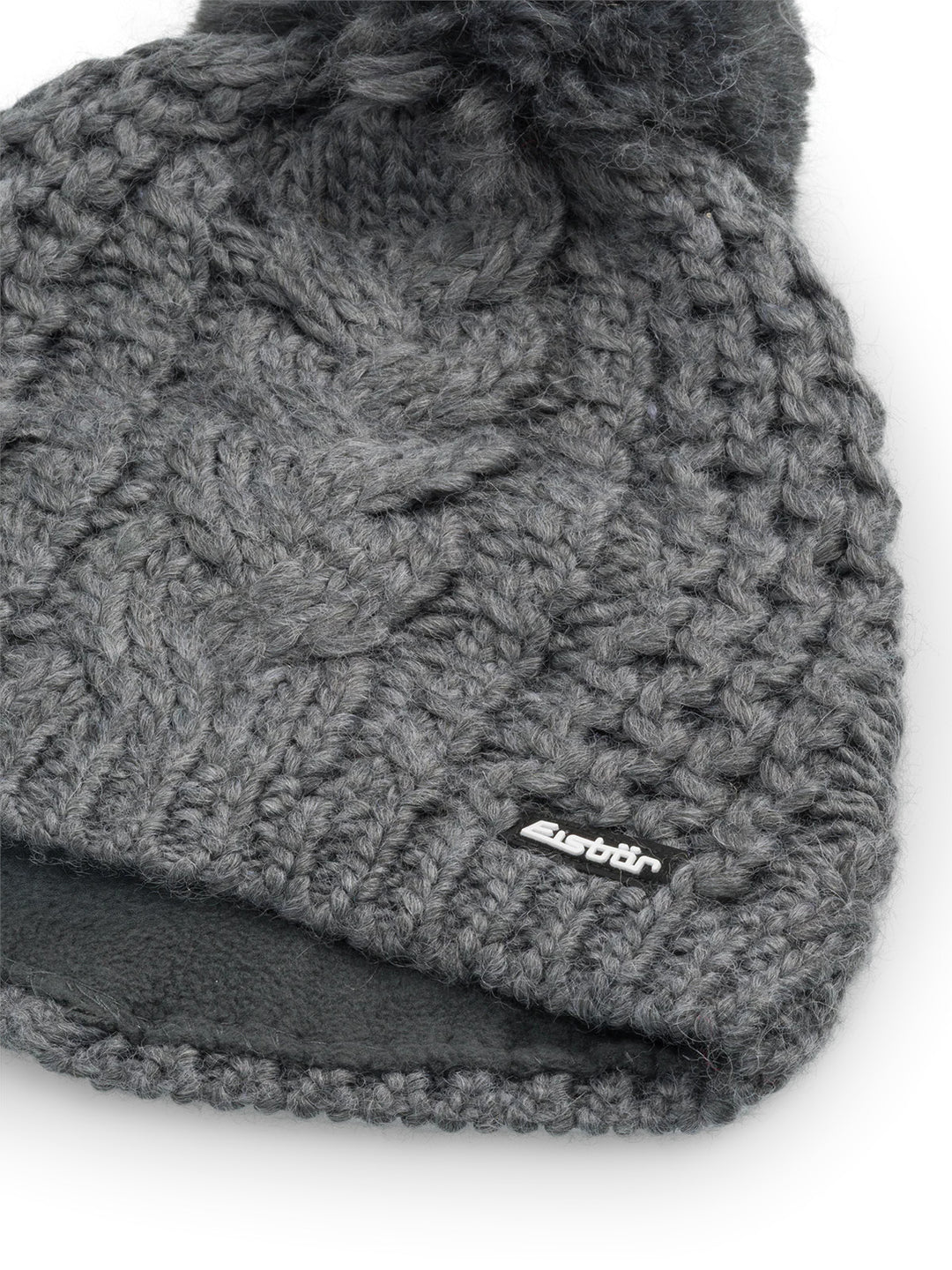 Eisbar AFRA Pom Bobble Hat - Anthracite