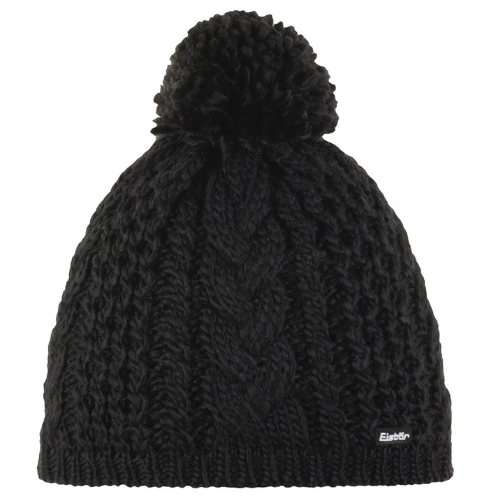 Eisbar AFRA Pom Bobble Hat - Black