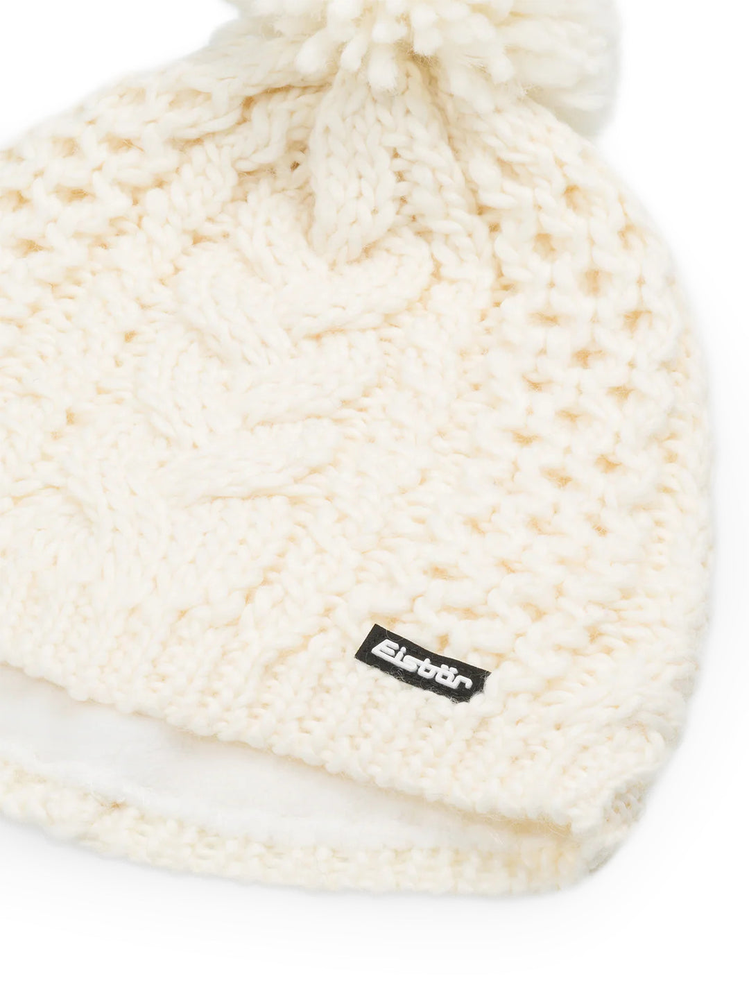 Eisbar AFRA Pom Bobble Hat - White
