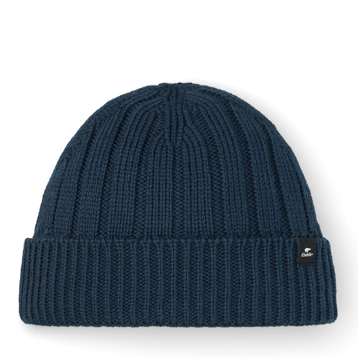 Eisbar AYO Ribbed Beanie Hat - Dark Cobalt