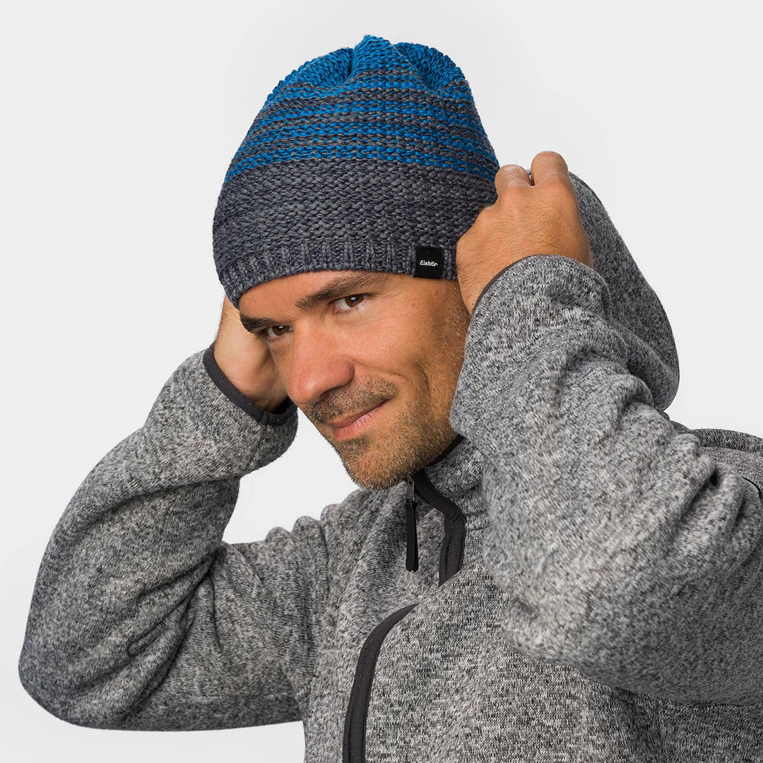 Eisbar CAMPO Beanie Hat - Anthracite / Dark Cobalt