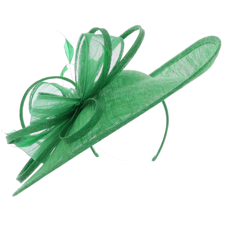 Emerald Large 40cm Disc Headband Fascinator (170)