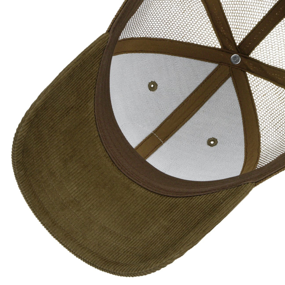 Stetson Leather Patch Baseball Trucker Cap Adjustable Snapback