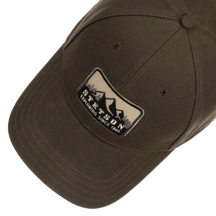 Stetson Waxed Cotton Baseball Cap Adjustable Snapback