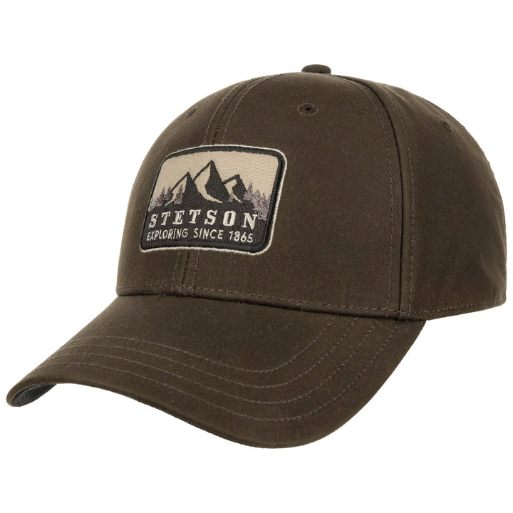 Stetson Waxed Cotton Baseball Cap Adjustable Snapback