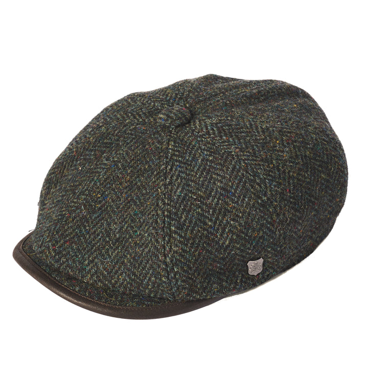 Failsworth Shelby Bakerboy Cap Brown Herringbone