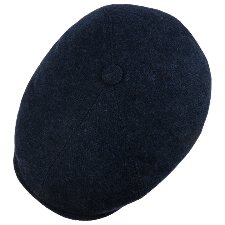 Stetson Dickvale 6-Panel Herringbone Cap Navy