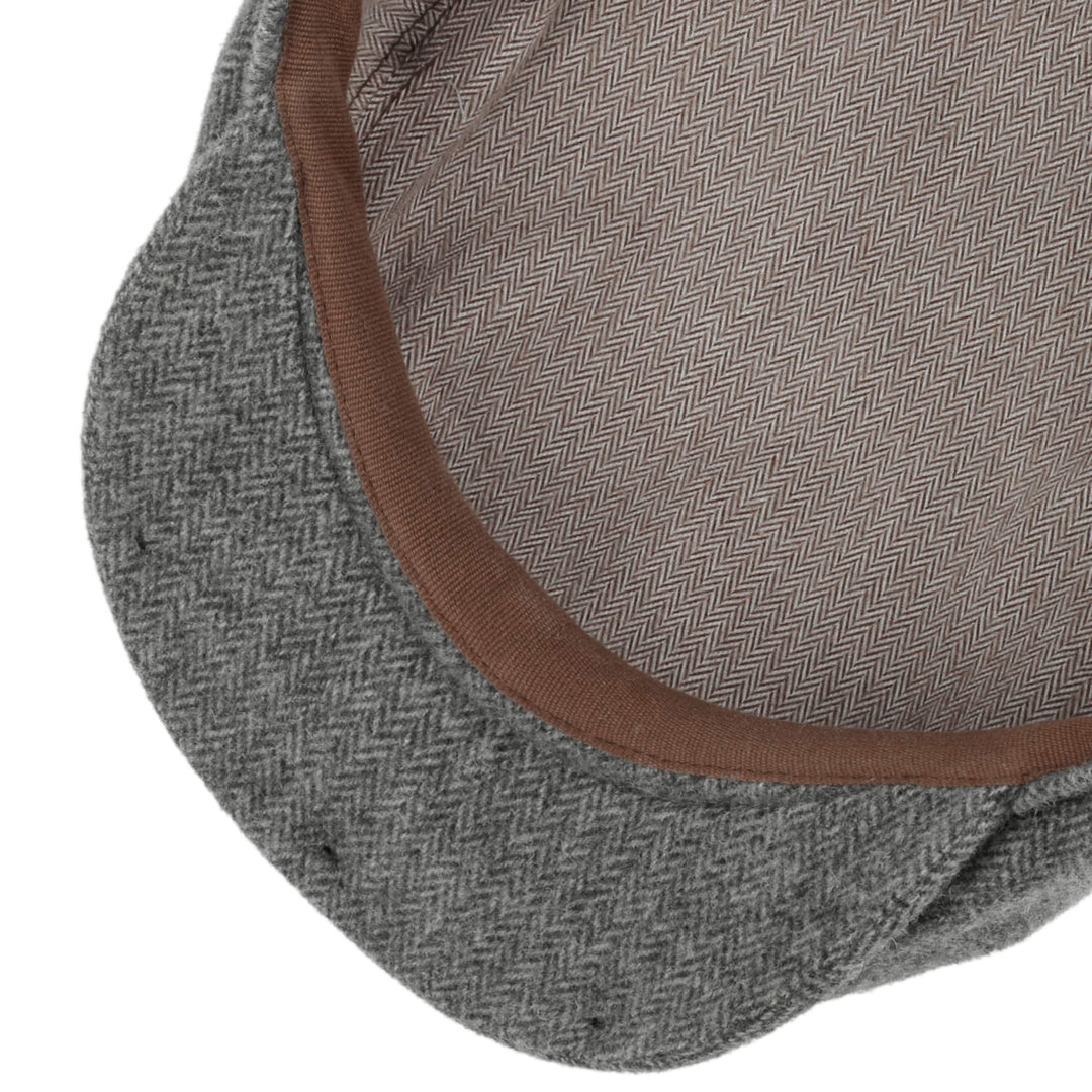 Stetson Dickvale 6-Panel Herringbone Cap Grey