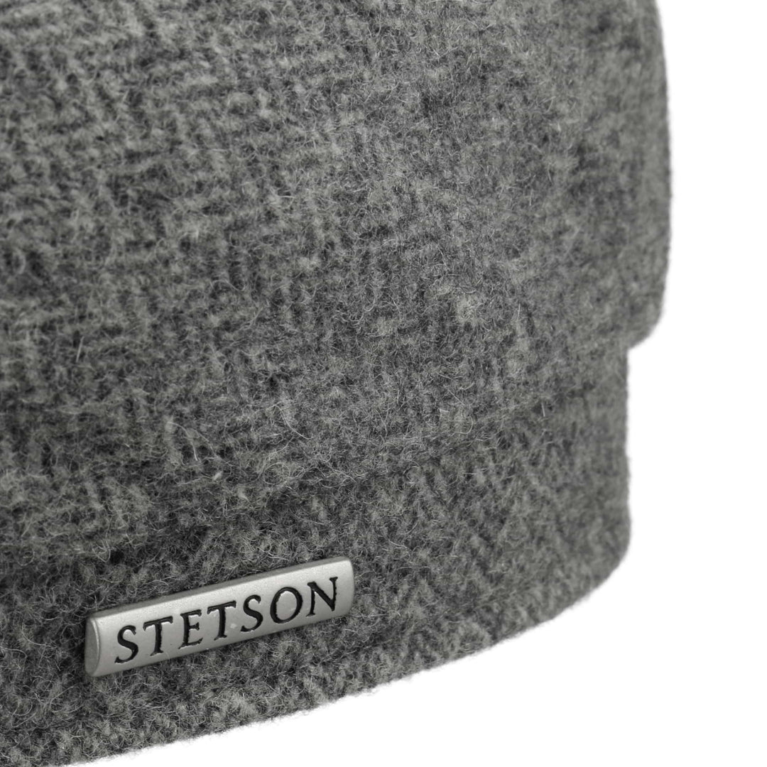 Stetson Dickvale 6-Panel Herringbone Cap Grey