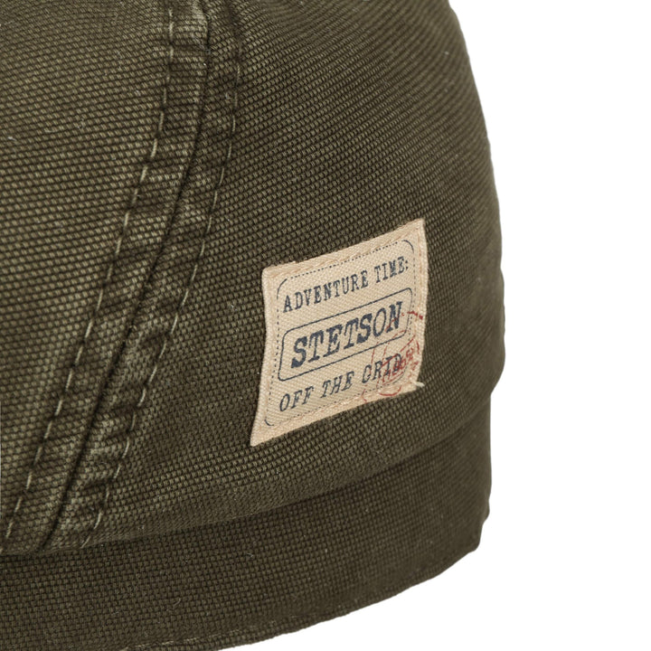 Stetson 6-Panel Cotton Canvas Cap Olive