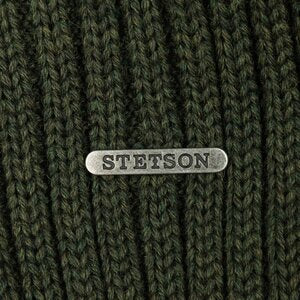 Stetson Northport Merion Wool Beanie Olive