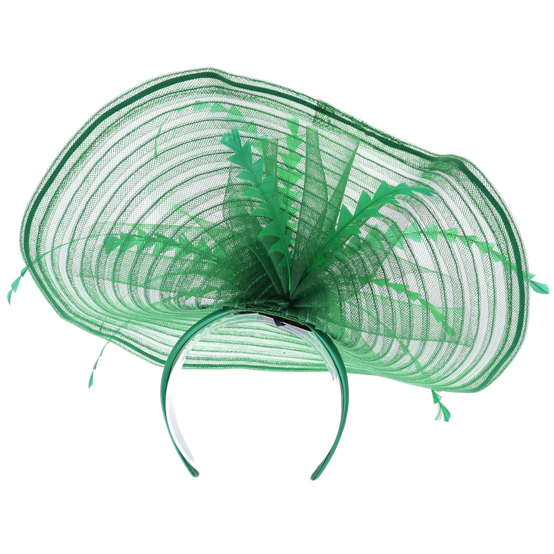 Emerald Green Headband Fascinator (9914)