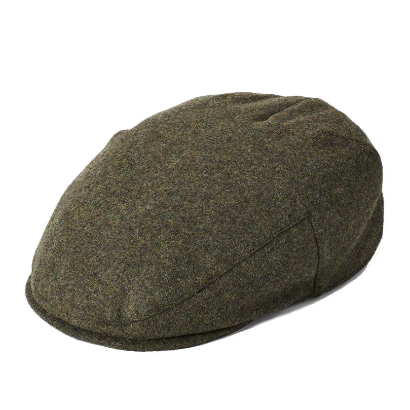 Failsworth Aldo Wool Flat Cap in Loden