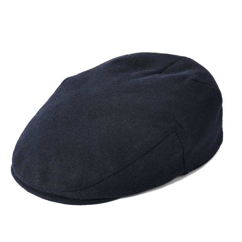 Failsworth Aldo Wool Flat Cap in Navy