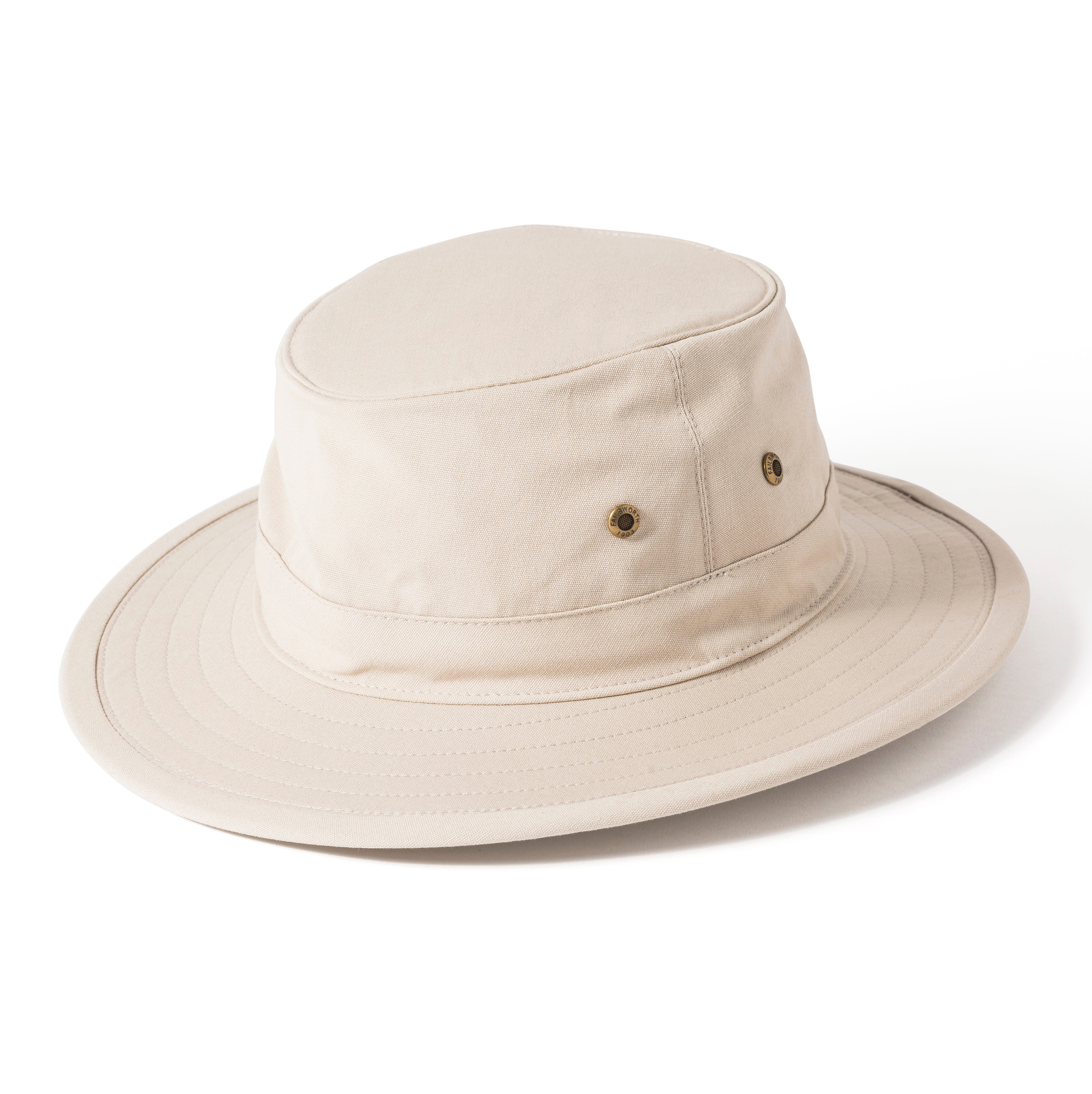 Failsworth Cotton Lightweight Traveller Safari Fedora In Stone – The ...