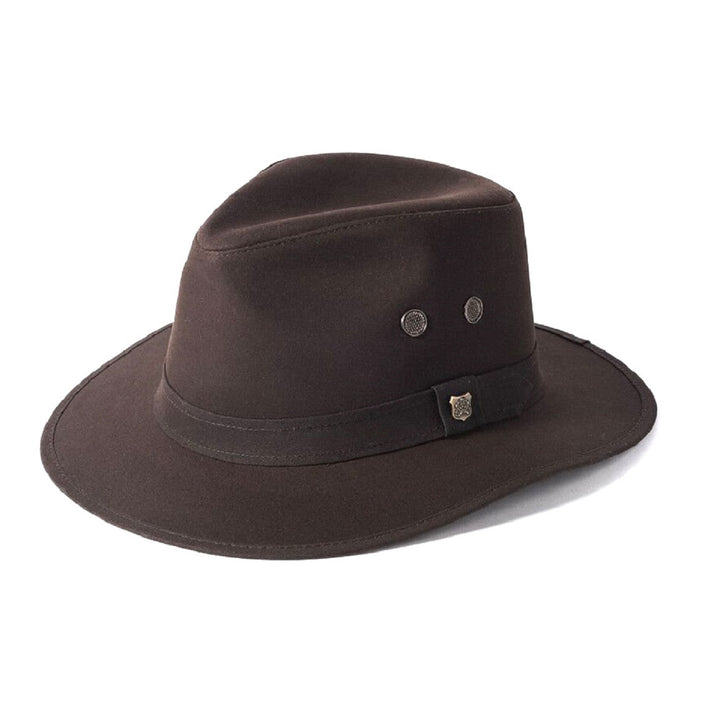 Failsworth Wax Drifter Fedora In Brown