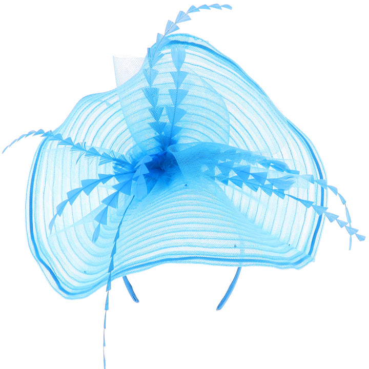 Ocean Blue 36cm Headband Fascinator (9914)