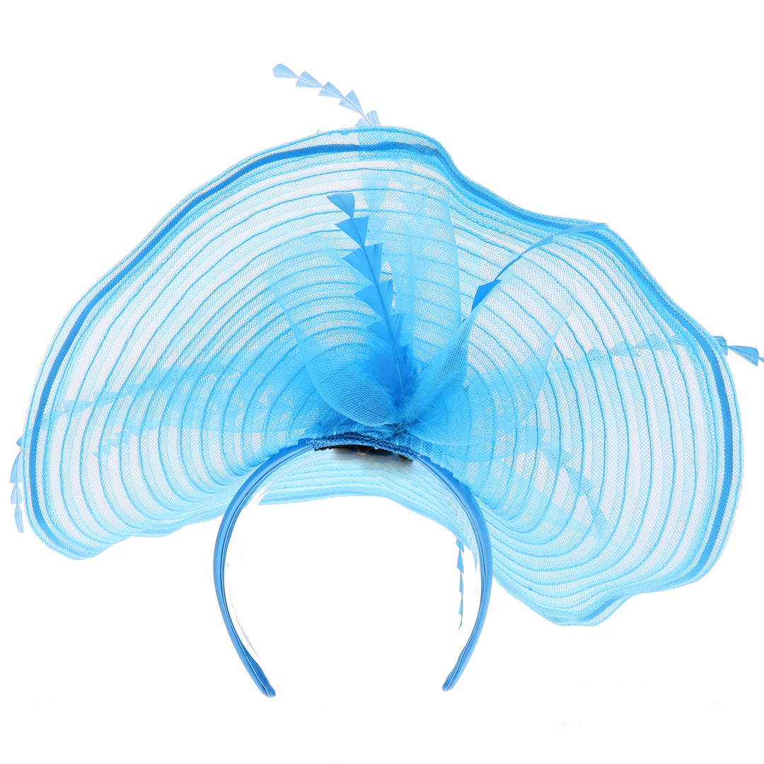 Ocean Blue 36cm Headband Fascinator (9914)