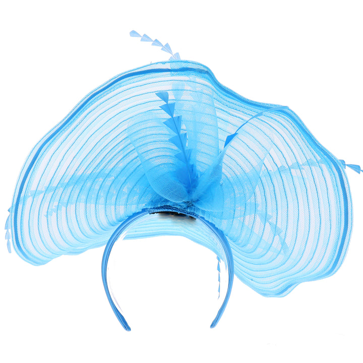 Ocean Blue 36cm Headband Fascinator (9914)
