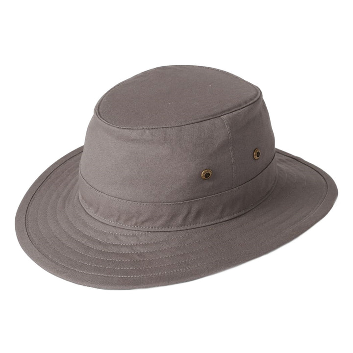 Failsworth Cotton Lightweight Traveller Safari Fedora In Grey