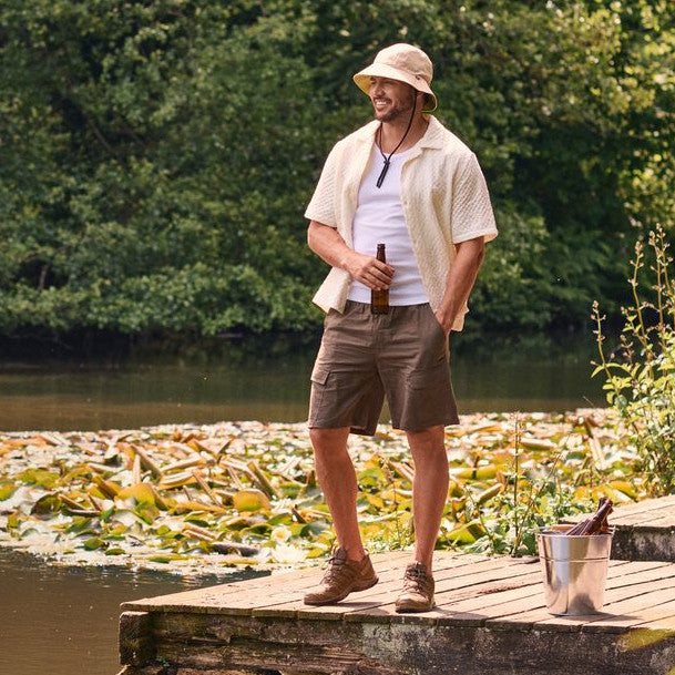 Failsworth Glasto Reversible Bucket In Stone/Sage