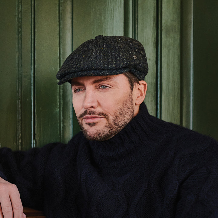 Failsworth Hudson Harris Tweed Cap Grey