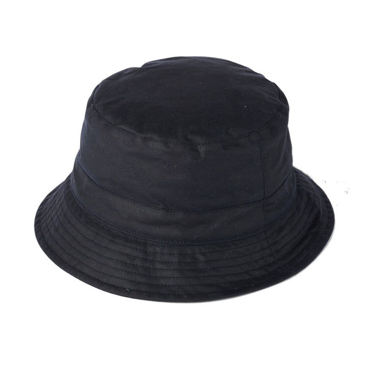 Failsworth Waxed Cotton Bucket Hat Navy