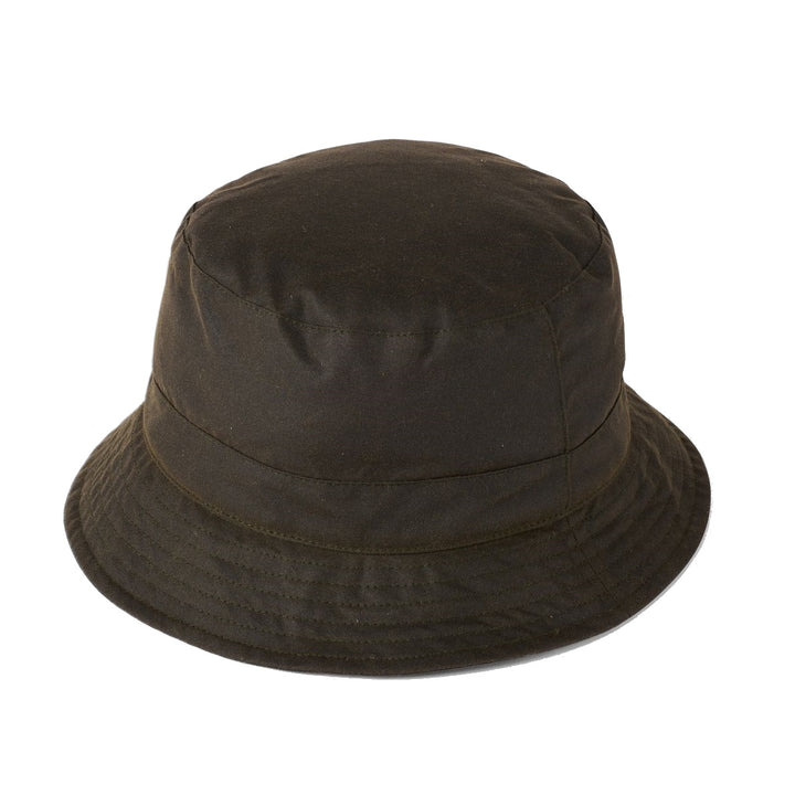 Failsworth Waxed Cotton Bucket Hat Olive