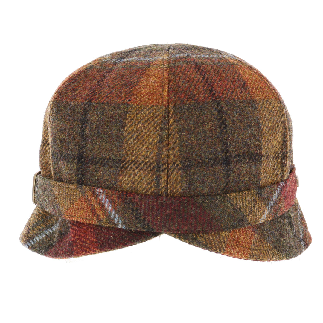 Rust Check 100% Wool 'Flapper' Hat