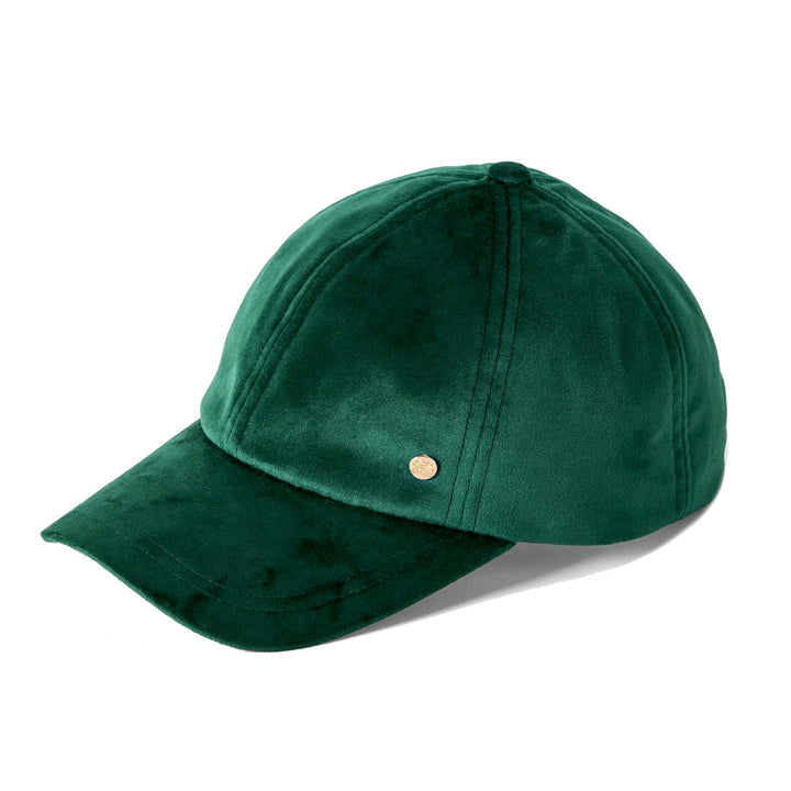 Failsworth Women's Velvet Baseball Cap Forest