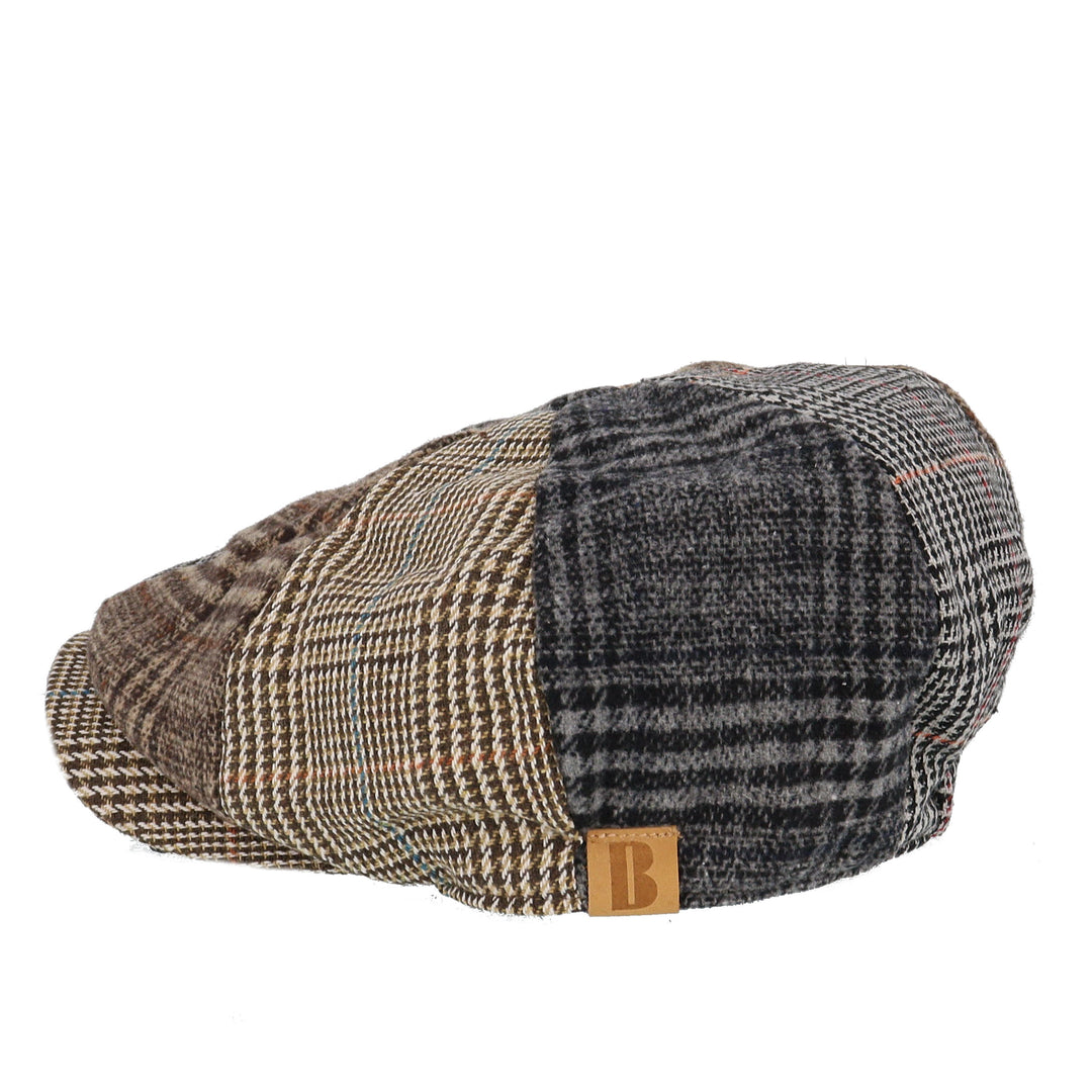 'Gilbert' Patchwork Bakerboy Cap