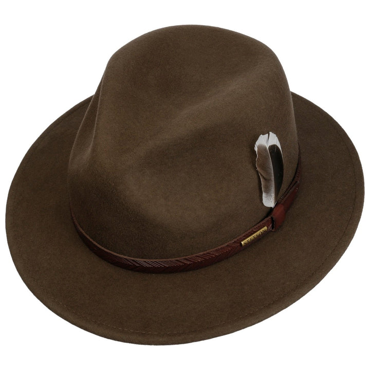 Stetson Glencoe Traveller Wool Hat Brown