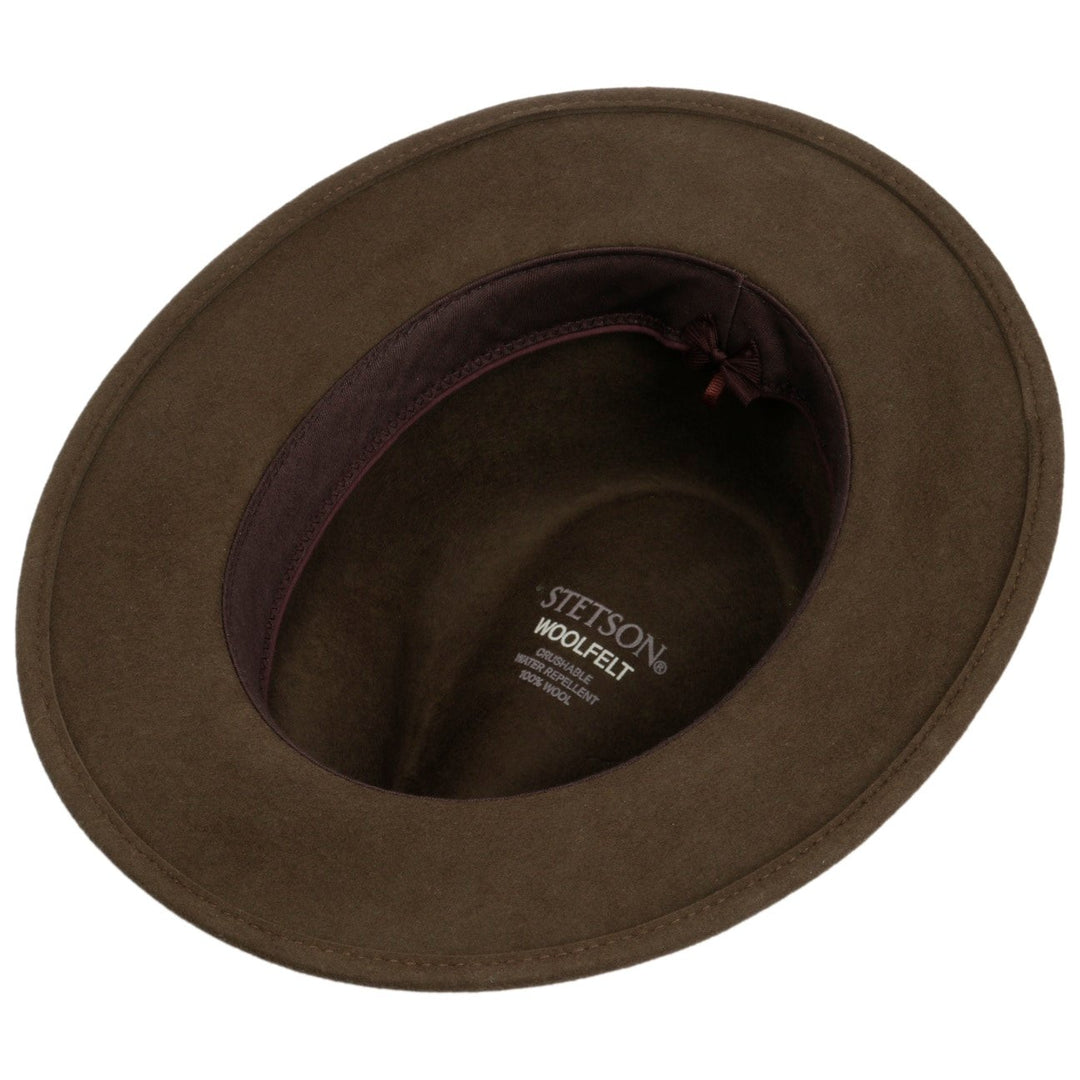 Stetson Glencoe Traveller Wool Hat Brown