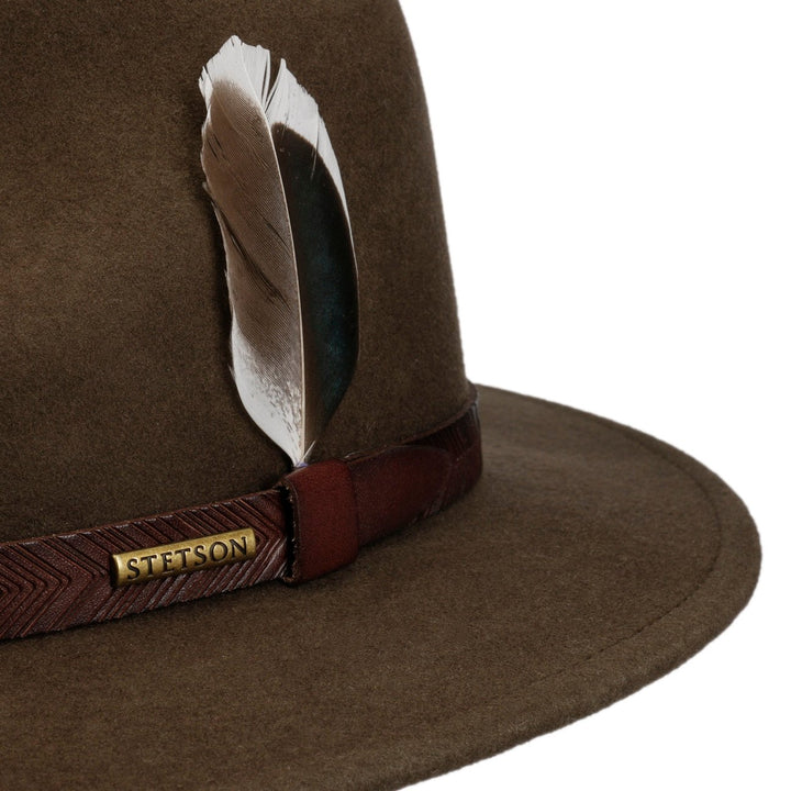 Stetson Glencoe Traveller Wool Hat Brown