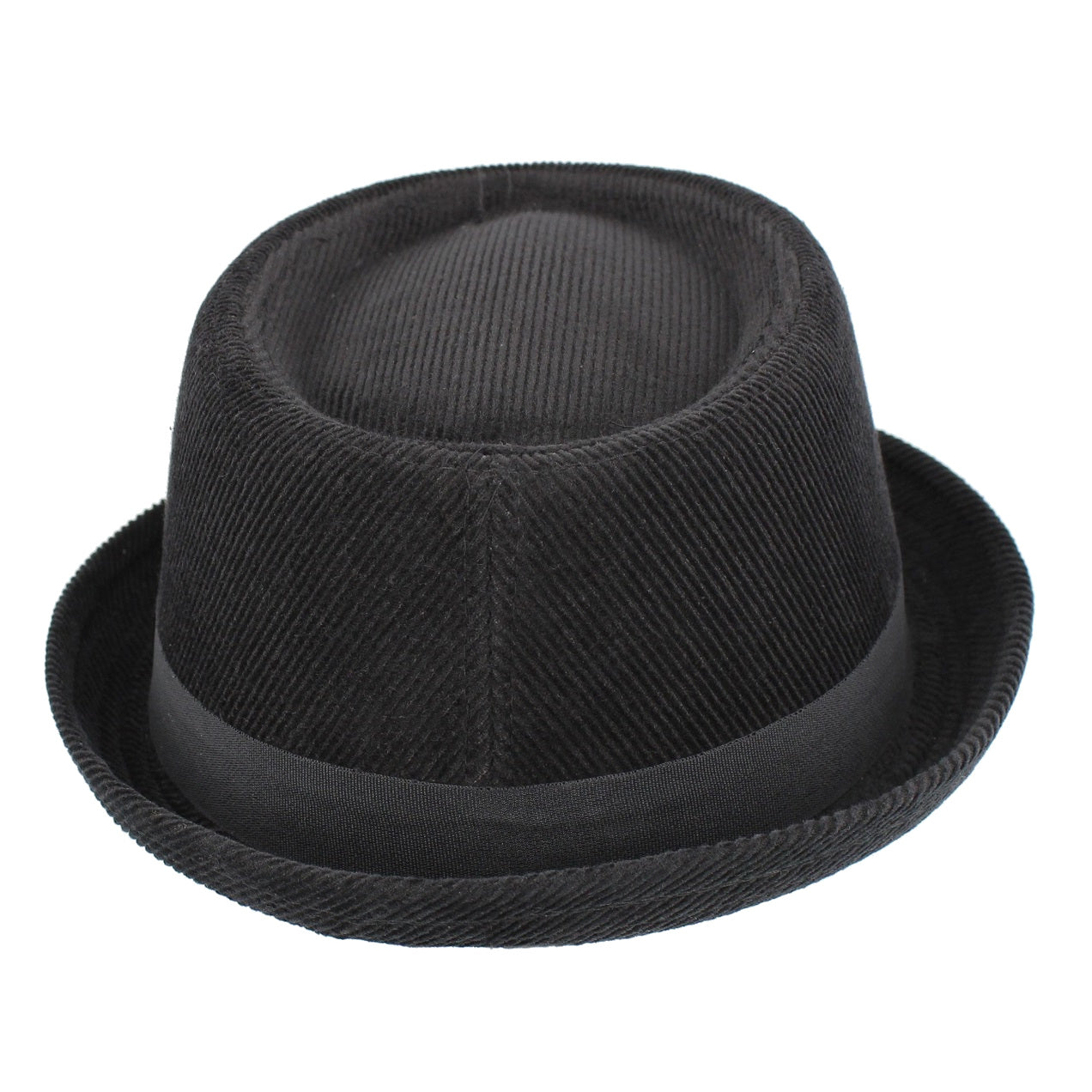Corduroy Black Pork Pie Hat – The Hat Company