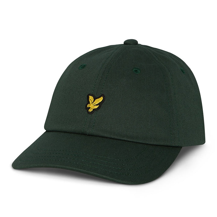 Everglade Green Cotton Adjustable Baseball Cap - Lyle  & Scott