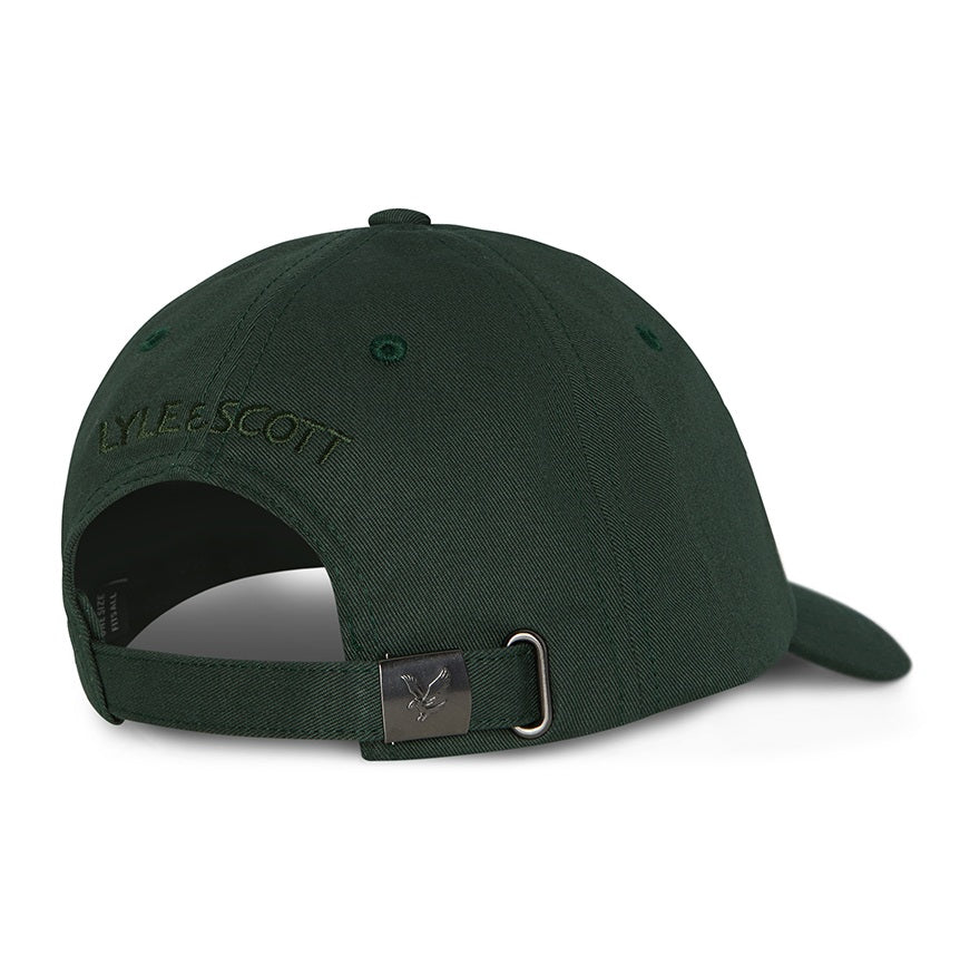 Everglade Green Cotton Adjustable Baseball Cap - Lyle  & Scott