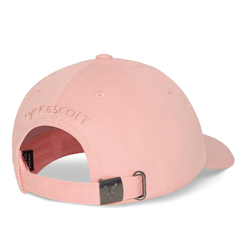 Pink Grapefruit Cotton Adjustable Baseball Cap - Lyle  & Scott