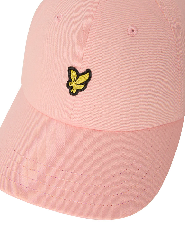 Pink Grapefruit Cotton Adjustable Baseball Cap - Lyle  & Scott