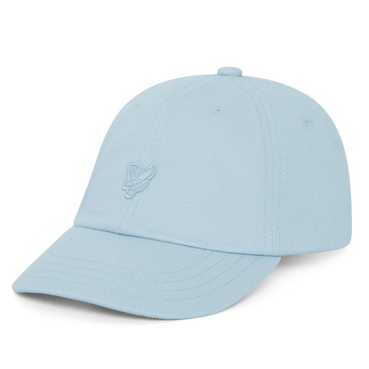 Parma Blue Cotton Adjustable Baseball Cap - Lyle  & Scott