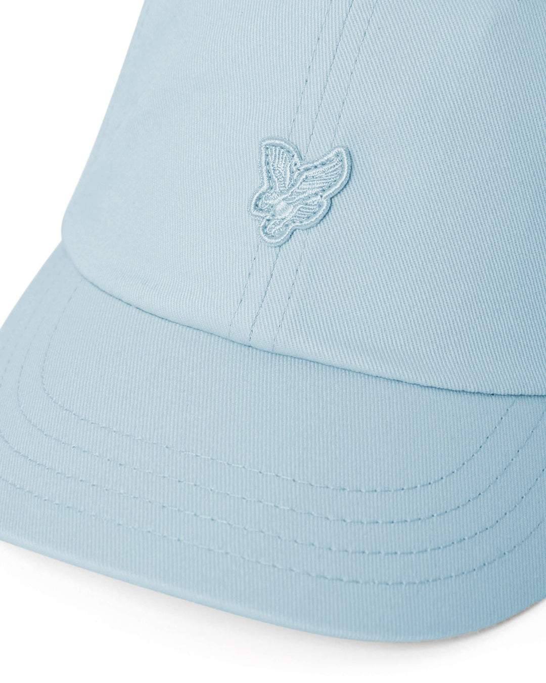 Parma Blue Cotton Adjustable Baseball Cap - Lyle  & Scott